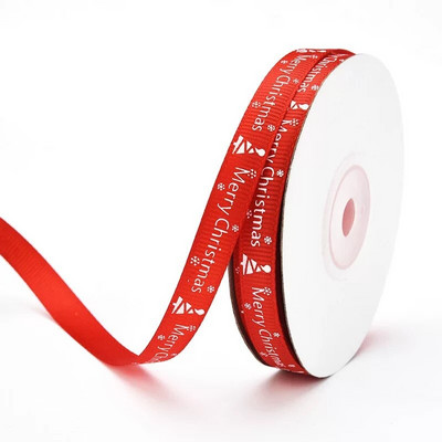 25 jardi/rola 10 mm satenska vrpca Vjenčanje Rođendan Zamatanje darova Božić Noć vještica Blagdanske potrepštine DIY Vrpca za rukotvorine