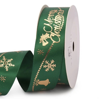 25 jardi/rola 10 mm satenska vrpca Vjenčanje Rođendan Zamatanje darova Božić Noć vještica Blagdanske potrepštine DIY Vrpca za rukotvorine