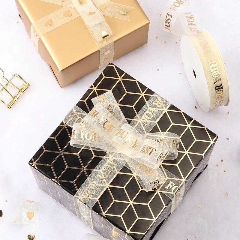 25 jardi/rola 10 mm satenska vrpca Vjenčanje Rođendan Zamatanje darova Božić Noć vještica Blagdanske potrepštine DIY Vrpca za rukotvorine