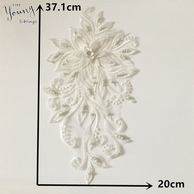 3D lillerakendus ABS pärl Pitskrae DIY Rhinestone Pitsist kangast pitsid Tikandid käsitöömaterjalid Kleit Õmblustarvikud