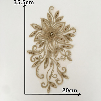 3D lillerakendus ABS pärl Pitskrae DIY Rhinestone Pitsist kangast pitsid Tikandid käsitöömaterjalid Kleit Õmblustarvikud