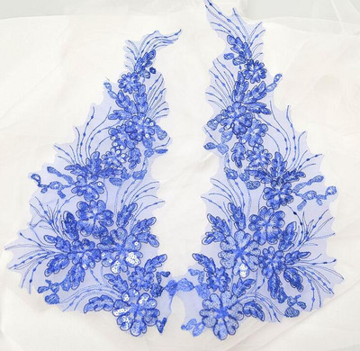 1 Τεμάχιο 42*20 εκ. Λευκό Μαύρο Λεπτό Glitter Διακοσμητικά Κεφαλιού Πέπλο Γάμου Δαντέλα Απλικέ Δαντέλα Διακοσμητικό Φόρεμα DIY Αξεσουάρ δαντέλας