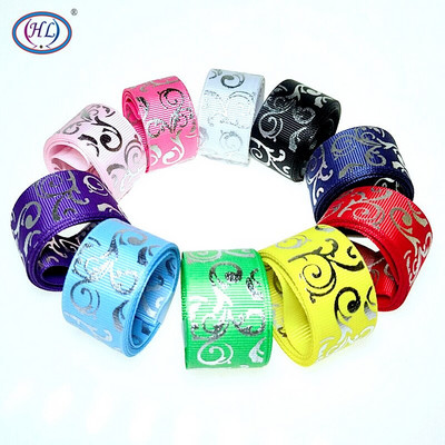 HL 5/10/50 jardi 25 mm vruće utiskivane Grosgrain vrpce Svadbena zabava Božićni ukrasi Uradi sam šivanje Rukotvorine za pakiranje darova Remen