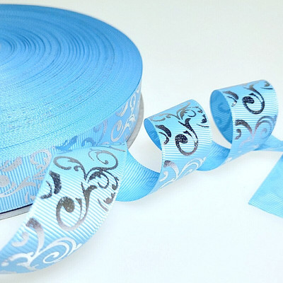 HL 5/10/50 jardi 25 mm vruće utiskivane Grosgrain vrpce Svadbena zabava Božićni ukrasi Uradi sam šivanje Rukotvorine za pakiranje darova Remen