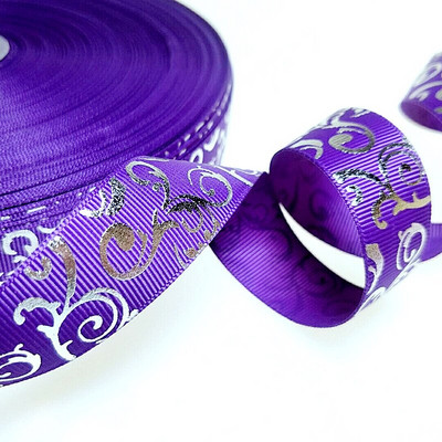 HL 5/10/50 jardi 25 mm vruće utiskivane Grosgrain vrpce Svadbena zabava Božićni ukrasi Uradi sam šivanje Rukotvorine za pakiranje darova Remen