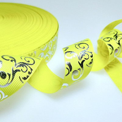 HL 5/10/50 jardi 25 mm vruće utiskivane Grosgrain vrpce Svadbena zabava Božićni ukrasi Uradi sam šivanje Rukotvorine za pakiranje darova Remen