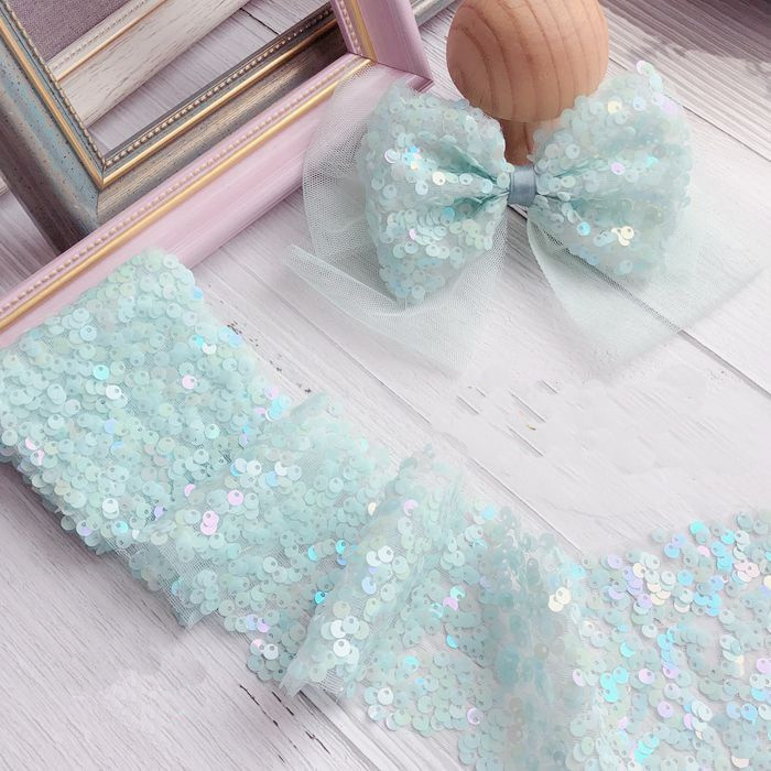 5 γιάρδες/παρτίδα 60mm 80mm πούλιες Organza Stain Κορδέλα για Δώρο Φιόγκος Συσκευασία Ρούχα Αξεσουάρ ραπτικής Διακόσμηση