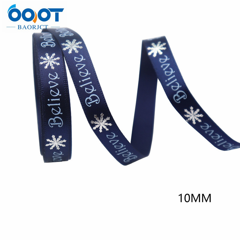 21702-1 Panglici de desene animate de Crăciun de Paște, 3/8"(10MM), 10Yards Accesorii pentru șapcă cu fundă pentru petrecere, ambalaj pentru cadou Materiale lucrate manual DIY