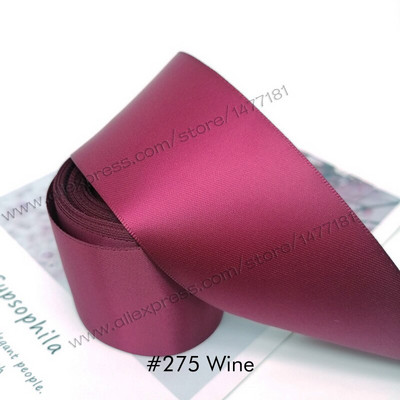 (10 jardi) 25/38/50 mm dvostrana satenska vrpca Visokokvalitetna 100% poliesterska vrpca s dvostrukim licem Mašnice za izradu vrpci 1"/1.5"/2" 4B50