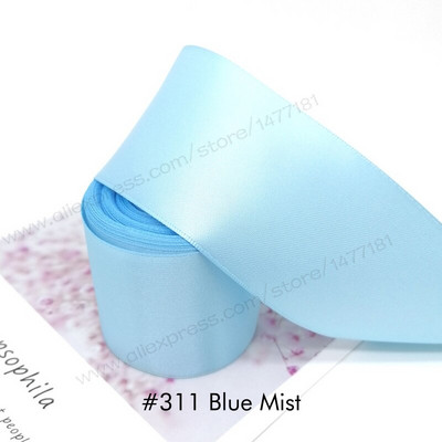 (10 jardi) 25/38/50 mm dvostrana satenska vrpca Visokokvalitetna 100% poliesterska vrpca s dvostrukim licem Mašnice za izradu vrpci 1"/1.5"/2" 4B50