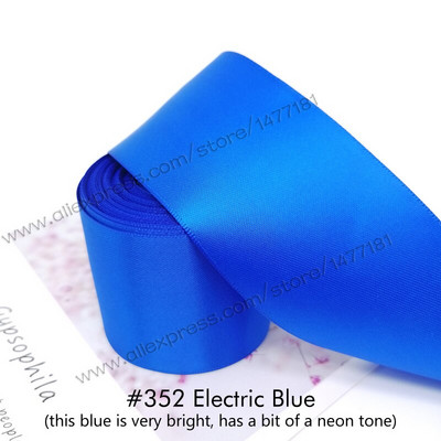 (10 jardi) 25/38/50 mm dvostrana satenska vrpca Visokokvalitetna 100% poliesterska vrpca s dvostrukim licem Mašnice za izradu vrpci 1"/1.5"/2" 4B50