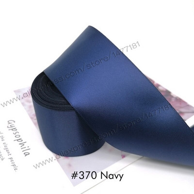 (10 jardi) 25/38/50 mm dvostrana satenska vrpca Visokokvalitetna 100% poliesterska vrpca s dvostrukim licem Mašnice za izradu vrpci 1"/1.5"/2" 4B50