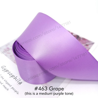 (10 jardi) 25/38/50 mm dvostrana satenska vrpca Visokokvalitetna 100% poliesterska vrpca s dvostrukim licem Mašnice za izradu vrpci 1"/1.5"/2" 4B50