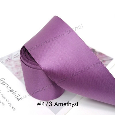 (10 jardi) 25/38/50 mm dvostrana satenska vrpca Visokokvalitetna 100% poliesterska vrpca s dvostrukim licem Mašnice za izradu vrpci 1"/1.5"/2" 4B50