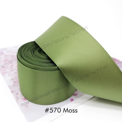 (10 jardi) 25/38/50 mm dvostrana satenska vrpca Visokokvalitetna 100% poliesterska vrpca s dvostrukim licem Mašnice za izradu vrpci 1"/1.5"/2" 4B50