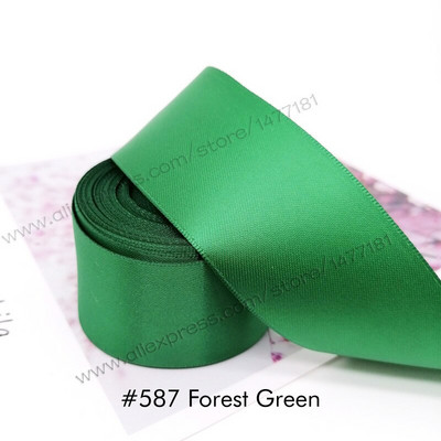 (10 jardi) 25/38/50 mm dvostrana satenska vrpca Visokokvalitetna 100% poliesterska vrpca s dvostrukim licem Mašnice za izradu vrpci 1"/1.5"/2" 4B50