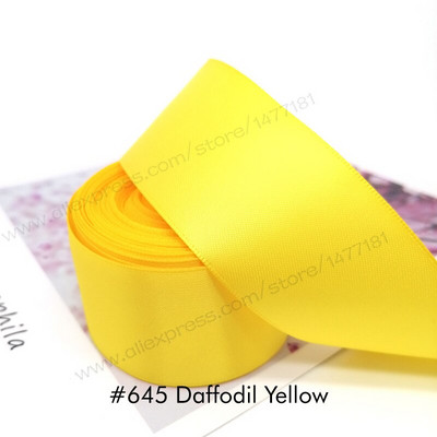 (10 jardi) 25/38/50 mm dvostrana satenska vrpca Visokokvalitetna 100% poliesterska vrpca s dvostrukim licem Mašnice za izradu vrpci 1"/1.5"/2" 4B50