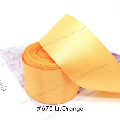 (10 jardi) 25/38/50 mm dvostrana satenska vrpca Visokokvalitetna 100% poliesterska vrpca s dvostrukim licem Mašnice za izradu vrpci 1"/1.5"/2" 4B50