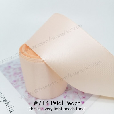 (10 jardi) 25/38/50 mm dvostrana satenska vrpca Visokokvalitetna 100% poliesterska vrpca s dvostrukim licem Mašnice za izradu vrpci 1"/1.5"/2" 4B50