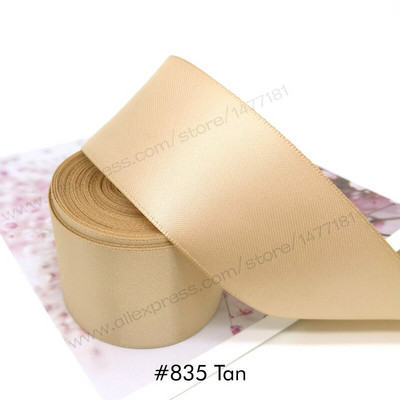 (10 jardi) 25/38/50 mm dvostrana satenska vrpca Visokokvalitetna 100% poliesterska vrpca s dvostrukim licem Mašnice za izradu vrpci 1"/1.5"/2" 4B50