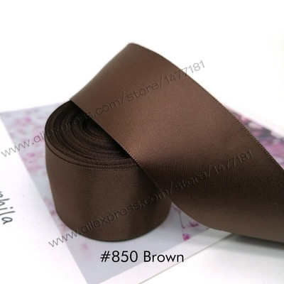 (10 jardi) 25/38/50 mm dvostrana satenska vrpca Visokokvalitetna 100% poliesterska vrpca s dvostrukim licem Mašnice za izradu vrpci 1"/1.5"/2" 4B50