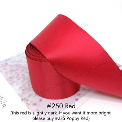 (10 jardi) 25/38/50 mm dvostrana satenska vrpca Visokokvalitetna 100% poliesterska vrpca s dvostrukim licem Mašnice za izradu vrpci 1"/1.5"/2" 4B50