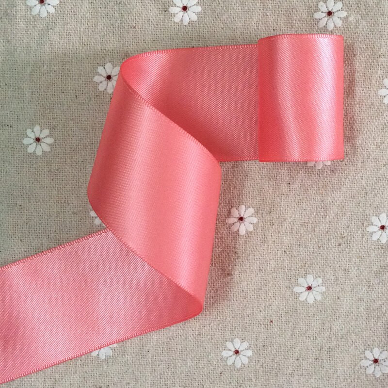 (10 jardi) 25/38/50 mm dvostrana satenska vrpca Visokokvalitetna 100% poliesterska vrpca s dvostrukim licem Mašnice za izradu vrpci 1"/1.5"/2" 4B50