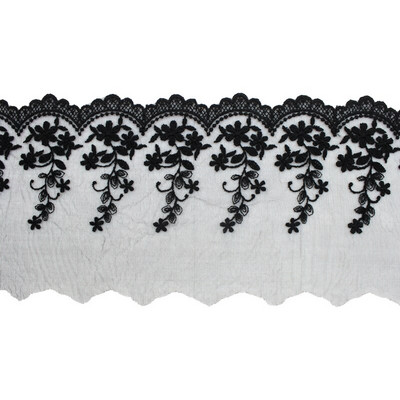 5 aastat/partii laius 15 cm stiilne puuvillane tikitud võrkpits, rõivaste pits õmblemiseks valge beež must punane roheline