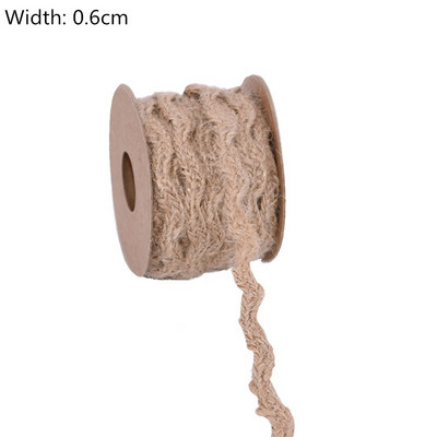 Κορδέλες από γιούτα με φυσική vintage λινάτσα χριστουγεννιάτικο πάρτι Χειροποίητη συσκευασία δώρου DIY Κορδέλα από γιούτα Διακόσμηση γάμου σπιτιού