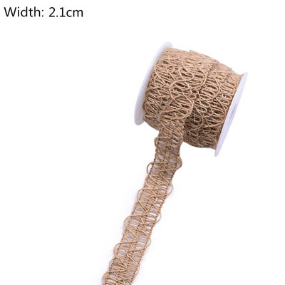 Κορδέλες από γιούτα με φυσική vintage λινάτσα χριστουγεννιάτικο πάρτι Χειροποίητη συσκευασία δώρου DIY Κορδέλα από γιούτα Διακόσμηση γάμου σπιτιού