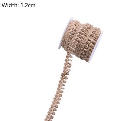 Κορδέλες από γιούτα με φυσική vintage λινάτσα χριστουγεννιάτικο πάρτι Χειροποίητη συσκευασία δώρου DIY Κορδέλα από γιούτα Διακόσμηση γάμου σπιτιού