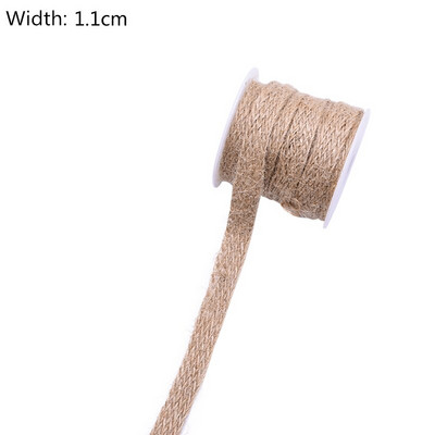 Κορδέλες από γιούτα με φυσική vintage λινάτσα χριστουγεννιάτικο πάρτι Χειροποίητη συσκευασία δώρου DIY Κορδέλα από γιούτα Διακόσμηση γάμου σπιτιού