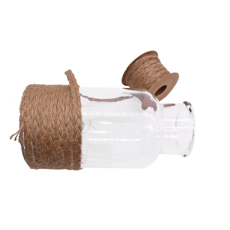 Κορδέλες από γιούτα με φυσική vintage λινάτσα χριστουγεννιάτικο πάρτι Χειροποίητη συσκευασία δώρου DIY Κορδέλα από γιούτα Διακόσμηση γάμου σπιτιού