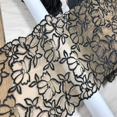 Tikandid Elastne tüllpits, DIY pesu õmblemine Käsitöö Rinnahoidja Aksessuaar Lilledega tikitud pits aluspesu nõeltega töötamiseks