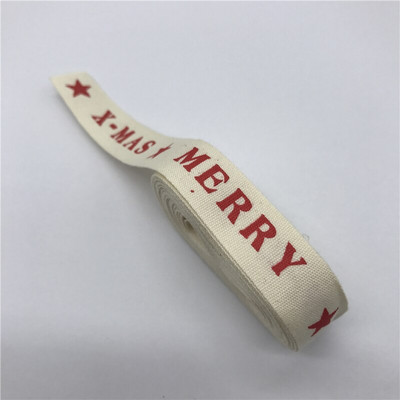 5 jardi 15 mm Multi Design "Ručno izrađena" tiskana pamučna čipkana vrpca Tkanina za šivanje Božićna vrpca za zamatanje darova za vjenčanje