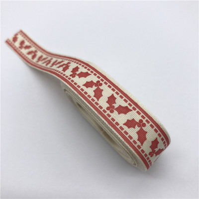 5 jardi 15 mm Multi Design "Ručno izrađena" tiskana pamučna čipkana vrpca Tkanina za šivanje Božićna vrpca za zamatanje darova za vjenčanje