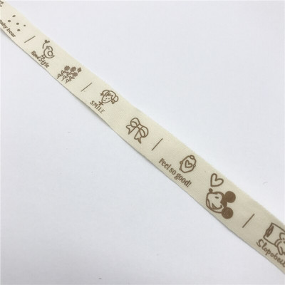 5 jardi 15 mm Multi Design "Ručno izrađena" tiskana pamučna čipkana vrpca Tkanina za šivanje Božićna vrpca za zamatanje darova za vjenčanje