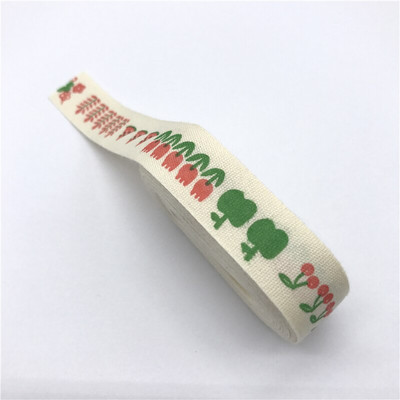 5 jardi 15 mm Multi Design "Ručno izrađena" tiskana pamučna čipkana vrpca Tkanina za šivanje Božićna vrpca za zamatanje darova za vjenčanje