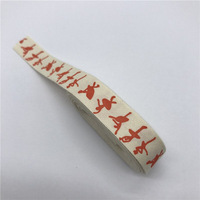 5 jardi 15 mm Multi Design "Ručno izrađena" tiskana pamučna čipkana vrpca Tkanina za šivanje Božićna vrpca za zamatanje darova za vjenčanje