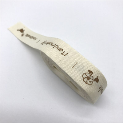 5 jardi 15 mm Multi Design "Ručno izrađena" tiskana pamučna čipkana vrpca Tkanina za šivanje Božićna vrpca za zamatanje darova za vjenčanje