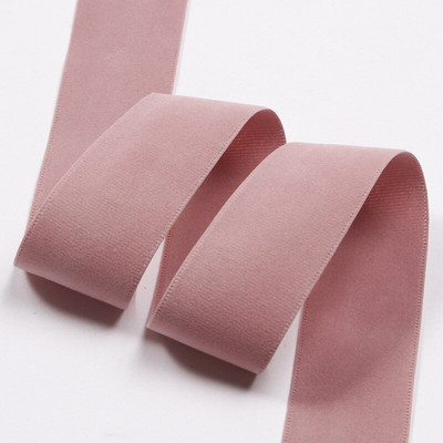 5 Yards/Roll 25 38mm μονόχρωμη διπλή όψη Suede Blank Pressing Velvet Κορδέλα για DIY φιόγκους για χειροτεχνία Αξεσουάρ ρούχων