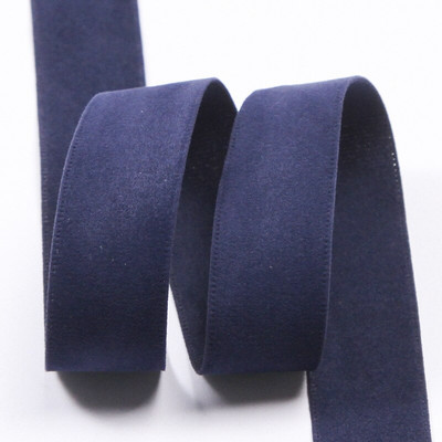 5 Yards/Roll 25 38mm μονόχρωμη διπλή όψη Suede Blank Pressing Velvet Κορδέλα για DIY φιόγκους για χειροτεχνία Αξεσουάρ ρούχων