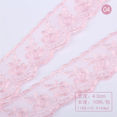 4,5 εκ. Πλάτος 10 Γιάρδες DIY Διακόσμηση Ρούχων Χρώμα Δαντέλα Φόρεμα Κουρτίνες Υδατοδιαλυτή φιλική προς το περιβάλλον δαντέλα