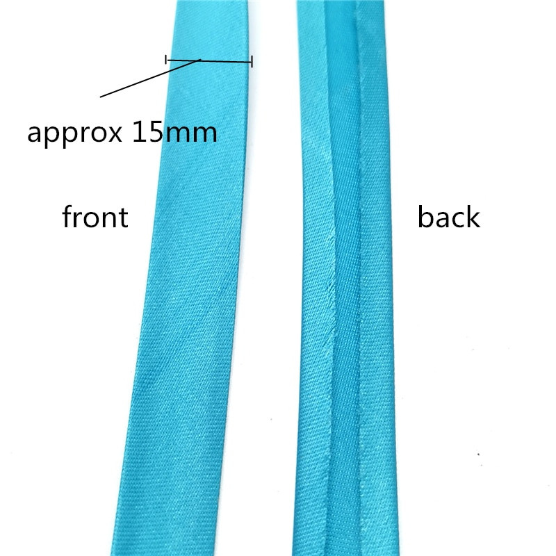 5 jardi 15 mm satenska vrpca za šivanje Vrpca za šivanje rubova za odjeću Plahte Jastuci Kape Šivanje rubova raznih tkanina