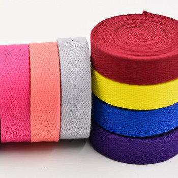 3 ярда/лот 10 мм/20 мм многоцветни ленти с рибена кост, 100% памучна тъкана лента, шиене на сватбена украса Направи си сам, занаяти от плат
