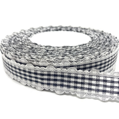 5 Yards/lot 18mm Βαμβακερή Κορδέλα Δαντέλα Χειροποίητο Σχέδιο Εκτυπωμένες Βαμβακερές Κορδέλες για Χριστουγεννιάτικη Διακόσμηση Γάμου DIY ύφασμα ραπτικής