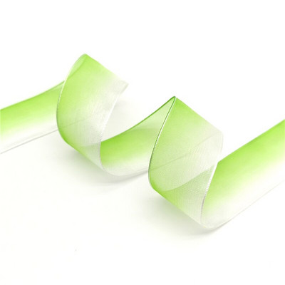 Κορδέλες οργάντζα 25 χιλιοστών ντεγκραντέ για διακόσμηση σπιτιού γάμου DIY Συσκευασία δώρου Χειροποίητα αξεσουάρ #