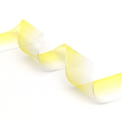 Κορδέλες οργάντζα 25 χιλιοστών ντεγκραντέ για διακόσμηση σπιτιού γάμου DIY Συσκευασία δώρου Χειροποίητα αξεσουάρ #