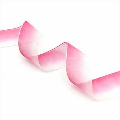 Κορδέλες οργάντζα 25 χιλιοστών ντεγκραντέ για διακόσμηση σπιτιού γάμου DIY Συσκευασία δώρου Χειροποίητα αξεσουάρ #