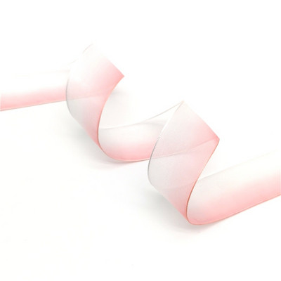 Κορδέλες οργάντζα 25 χιλιοστών ντεγκραντέ για διακόσμηση σπιτιού γάμου DIY Συσκευασία δώρου Χειροποίητα αξεσουάρ #